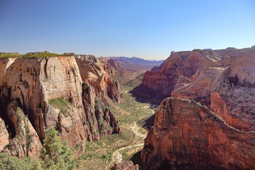 Canyon in Zion National Park in USA