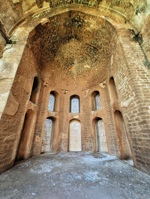 Free Explore the historic gothic stone architecture in Bidar, Karnataka, India. Stock Photo