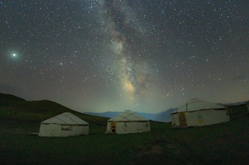 Tents under a Night Sky