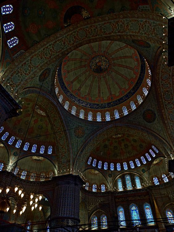 Mosqeu Patterns Decorative Patterns in Blue Mosque in Istanbul · Free Stock Photo