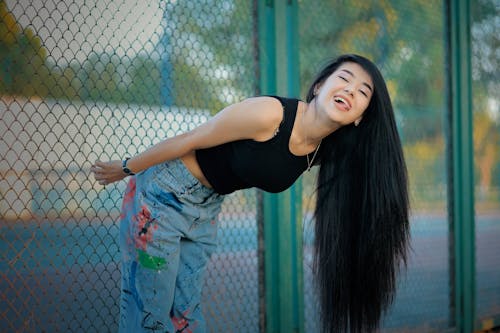 Foto d'estoc gratuïta de asiàtica, cabells llargs, cabells negres