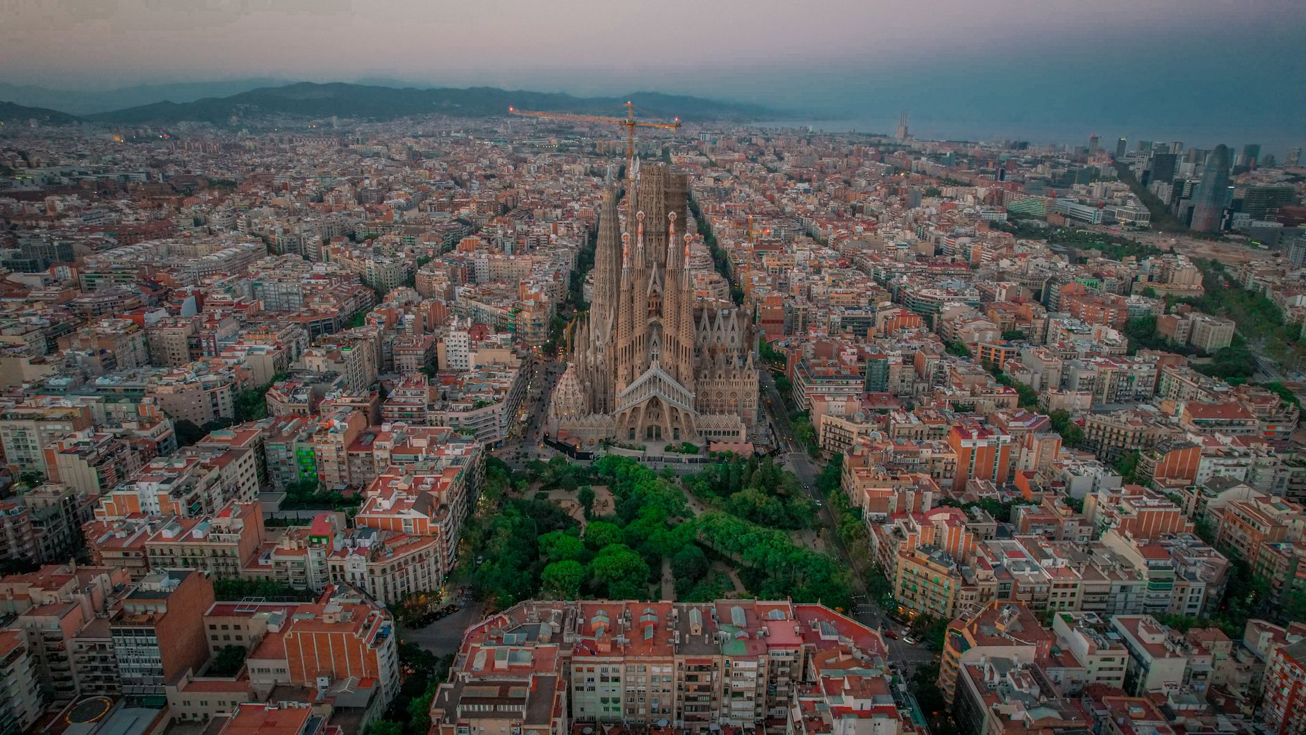 Los tejados del Eixample barcelonés