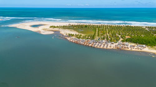 Foto profissional grátis de aerofotografia, beira-mar, diversão