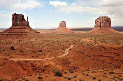 Darmowe zdjęcie z galerii z arizona, dolina pomników, droga polna