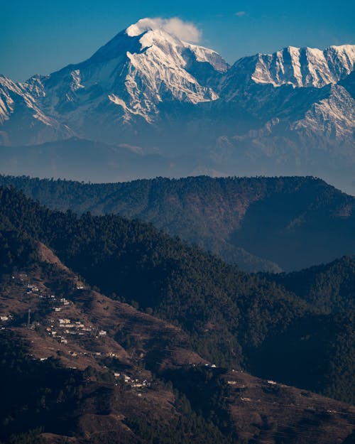 This is a photograph of Himalayas, which are so beautiful..
