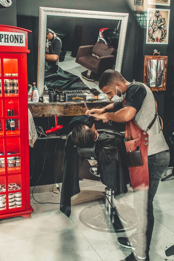 Men's Haircut at THE MAN CAVE