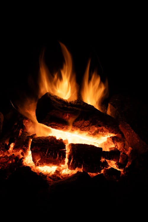 Základová fotografie zdarma na téma hoření, hořící oheň, ohniště