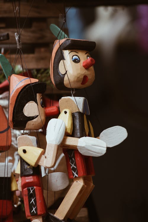 Pinoccio Wooden Figurines