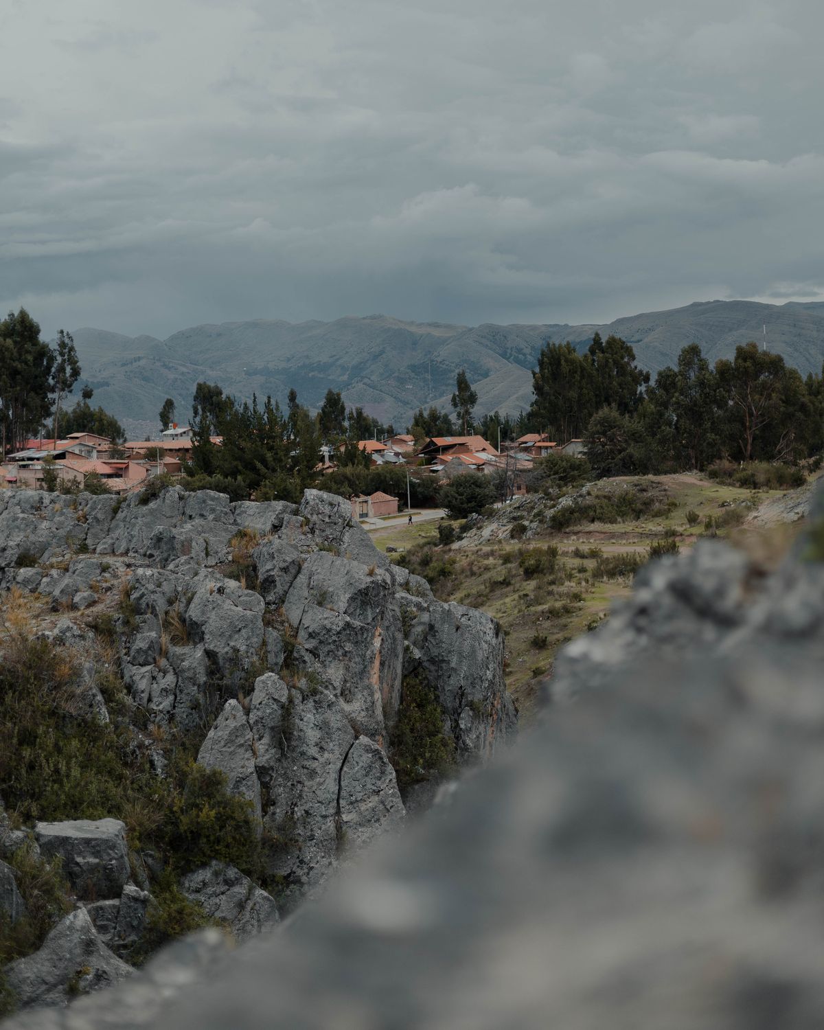 Small Rocky Ridge Rural Photo Reference Photo of a Village in a Rocky Landscape · Free Stock Photo