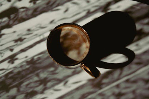 Kostenloses Stock Foto zu braune tasse, cappuccino, frühstück