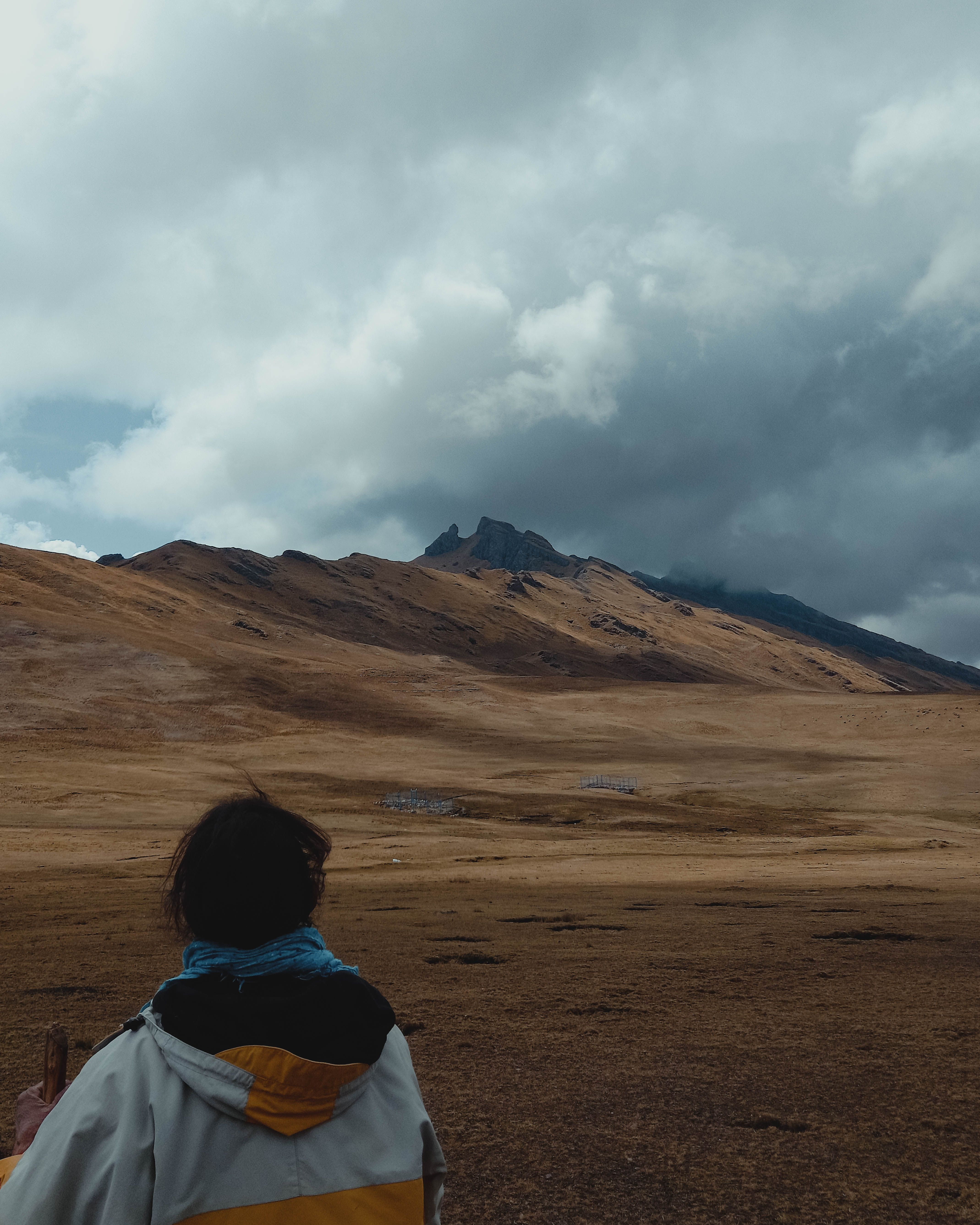 Woman Hiking in Mountains in Autumn · Free Stock Photo