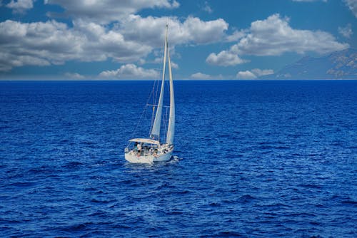 Photos gratuites de eau bleue, embarcation, horizon