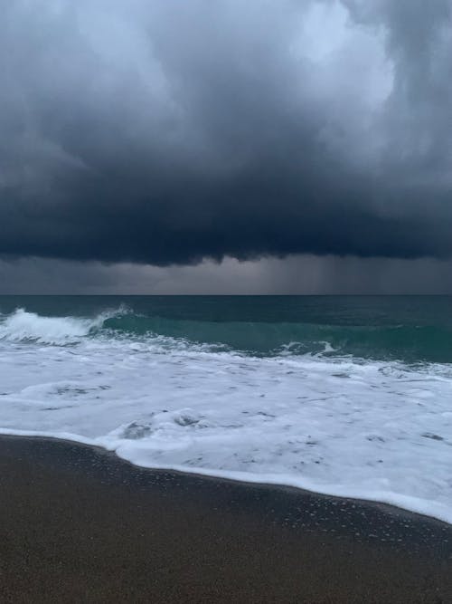 Sea under a Storm Cloud