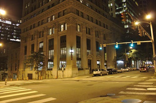 Free stock photo of building, city, city at night