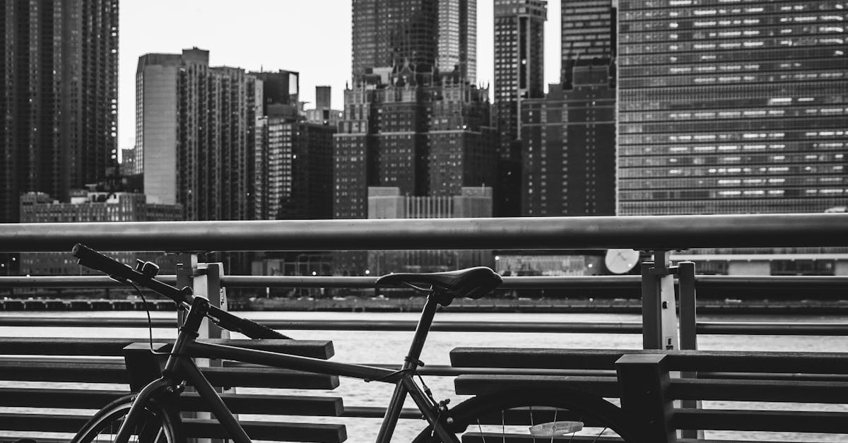 Black Road Bike Beside Bench · Free Stock Photo