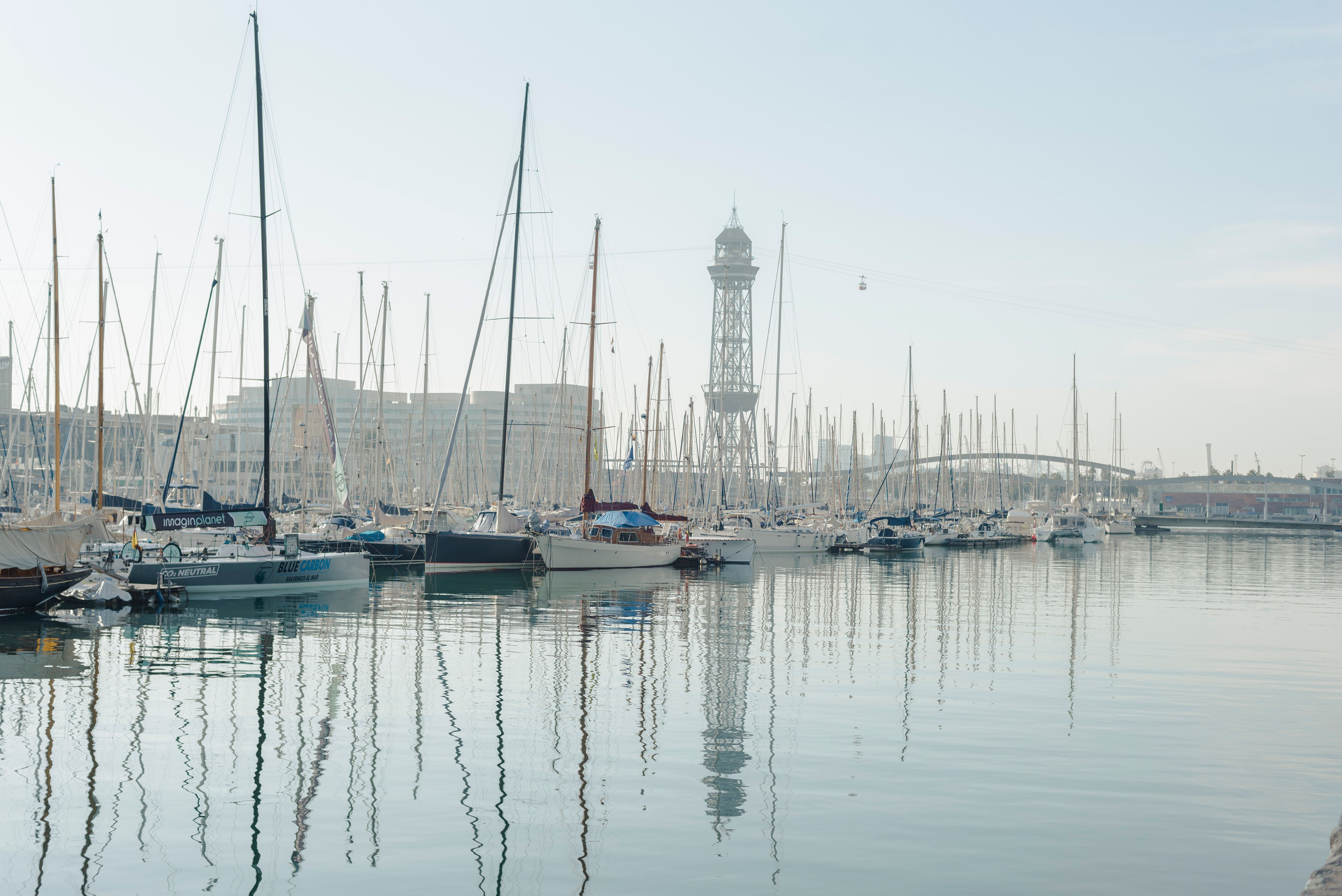 A harbor with many boats docked in it · Free Stock Photo