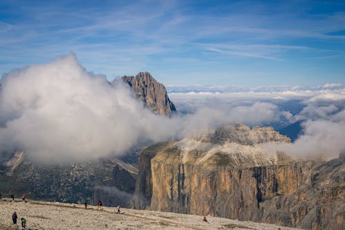 Mountains Covered by Clouds 