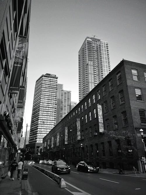 垂直拍攝, 城市, 城市街道 的 免費圖庫相片