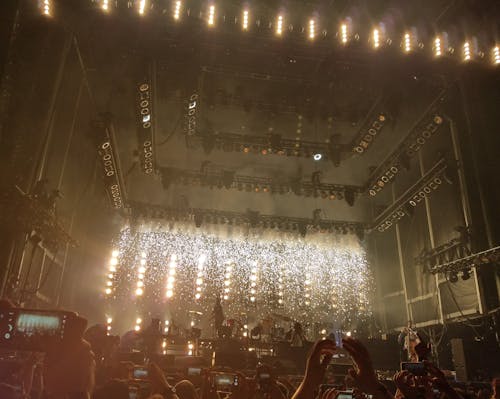 People Inside Building With Lights Watching Concert