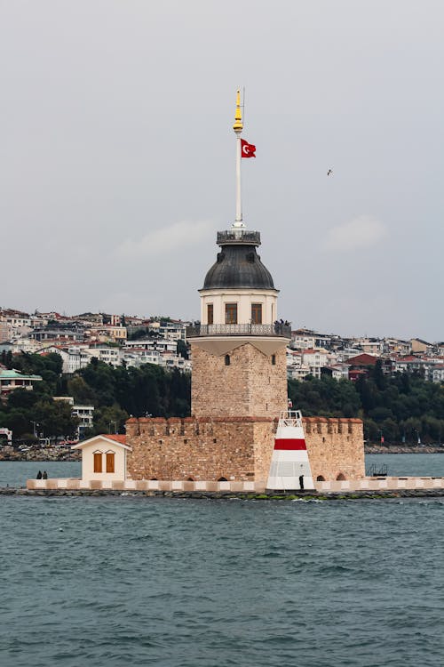 Kostenloses Stock Foto zu bosporus-straße, istanbul, leuchtturm