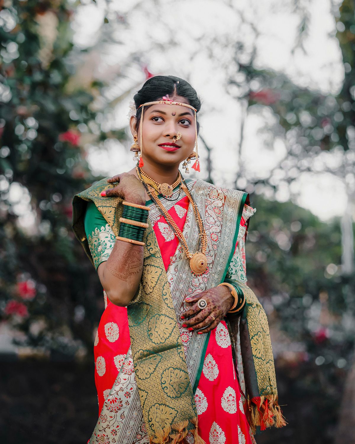 Portrait of Smiling Woman in Traditional Clothing · Free Stock Photo
