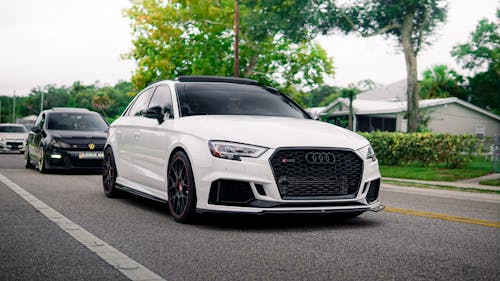 Foto stok gratis audi, audi rs3, jalan