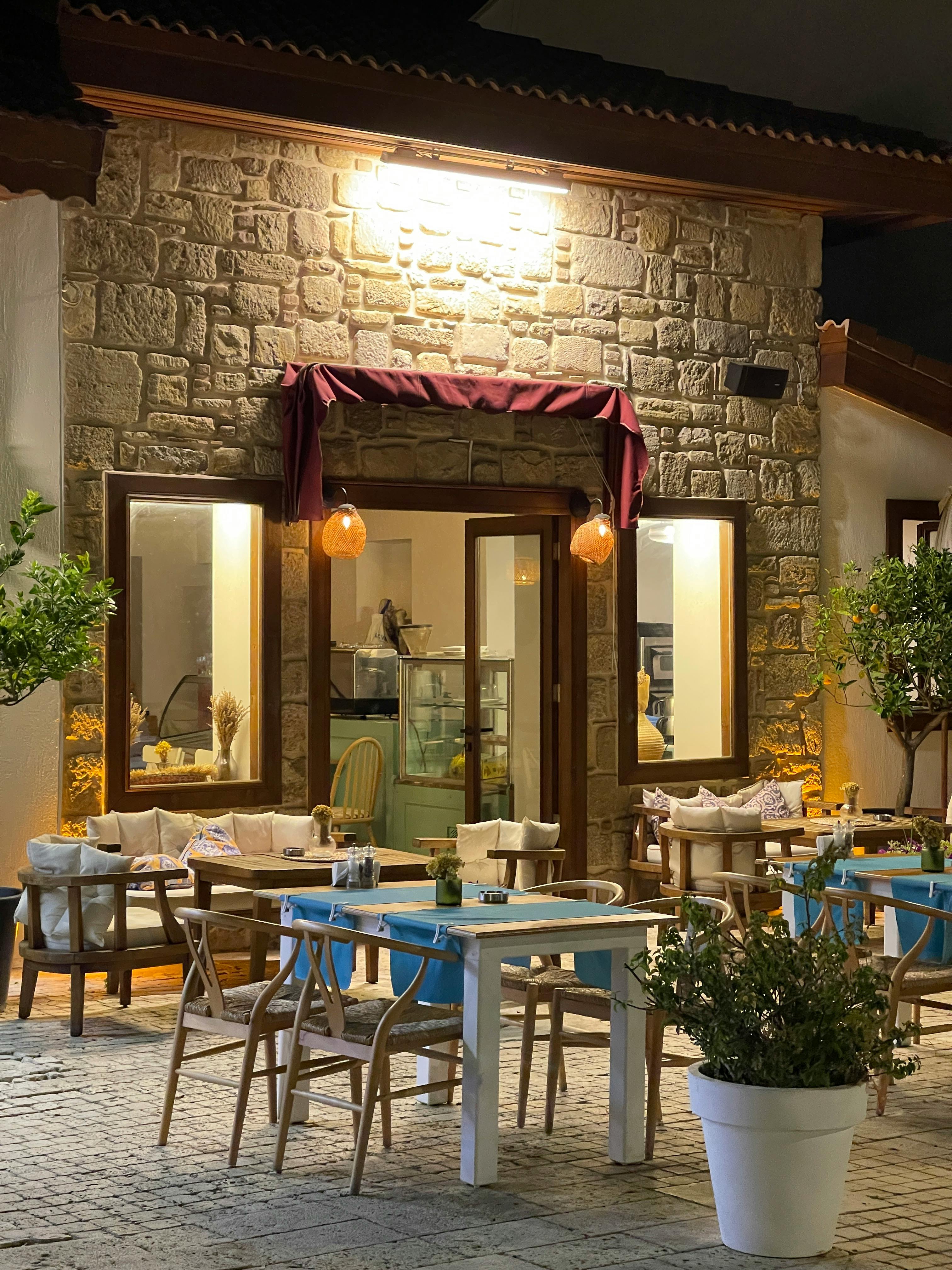 Facade of Bar with Patio