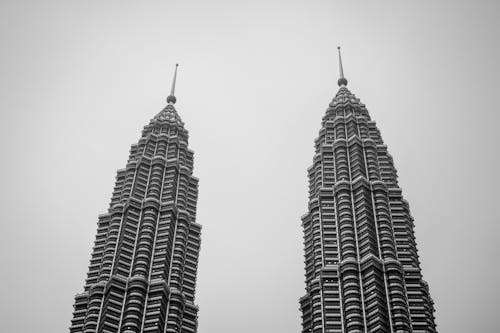 Foto profissional grátis de arquitetura contemporânea, arranha-céus gêmeos, Kuala Lumpur