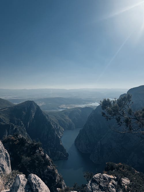 Kostenloses Stock Foto zu berge, drohne erschossen, erodiert