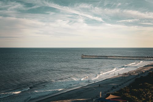 Бесплатное стоковое фото с берег, люди, море