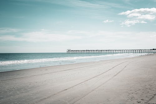 Beach and Pier behind