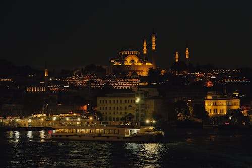 Istanbul Coast at Night