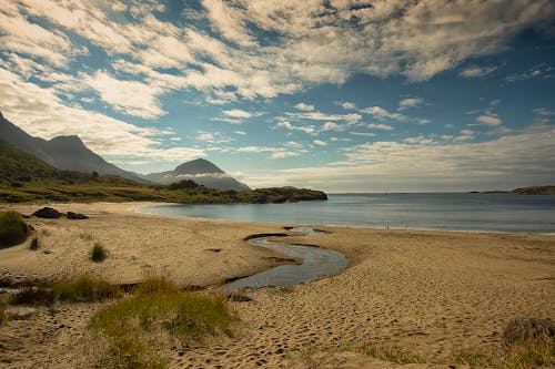 Beach with white sands