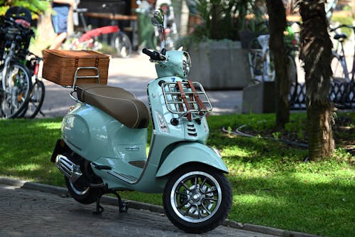 Vespa Parked in Town