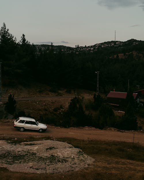 Základová fotografie zdarma na téma les, staré auto, stromy les