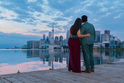 Couple Looking at Toronto