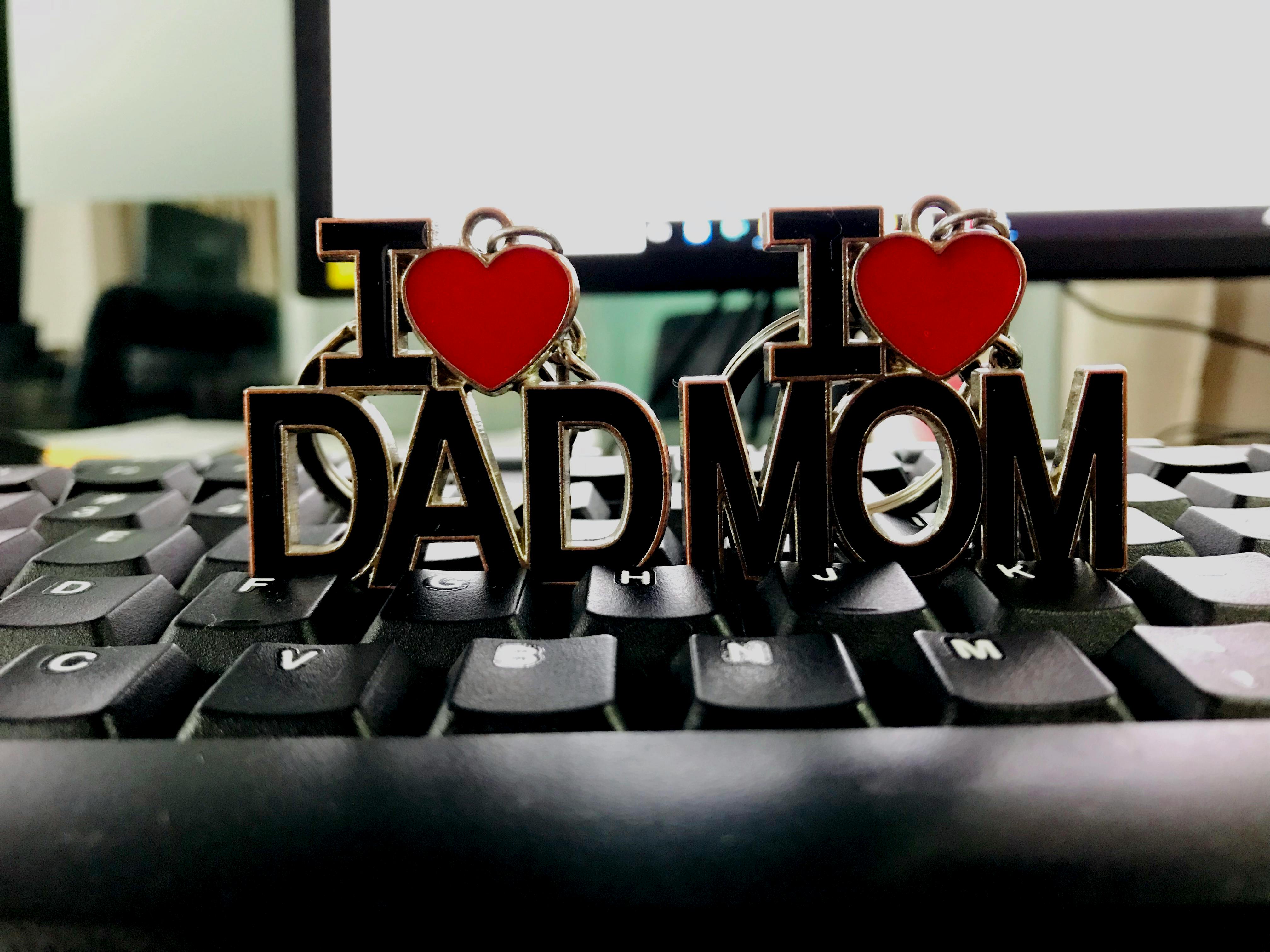 Free stock photo of I love DAD, I love dad and I love Mom, I love MOM