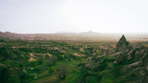 Kostnadsfri bild av cappadocia, drönarbilder, fågelperspektiv