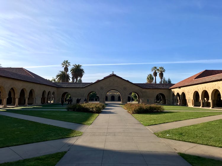 Courtyard Of Stanford University