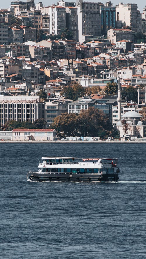 Ferry on Sea in Istanbul