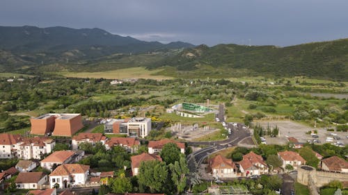 Fotobanka s bezplatnými fotkami na tému fotografia z dronu, Gruzínsko, kaukazské hory