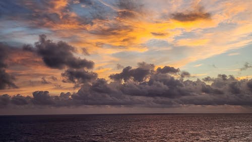 地平線過水, 早日出, 美麗的夕陽 的 免費圖庫相片