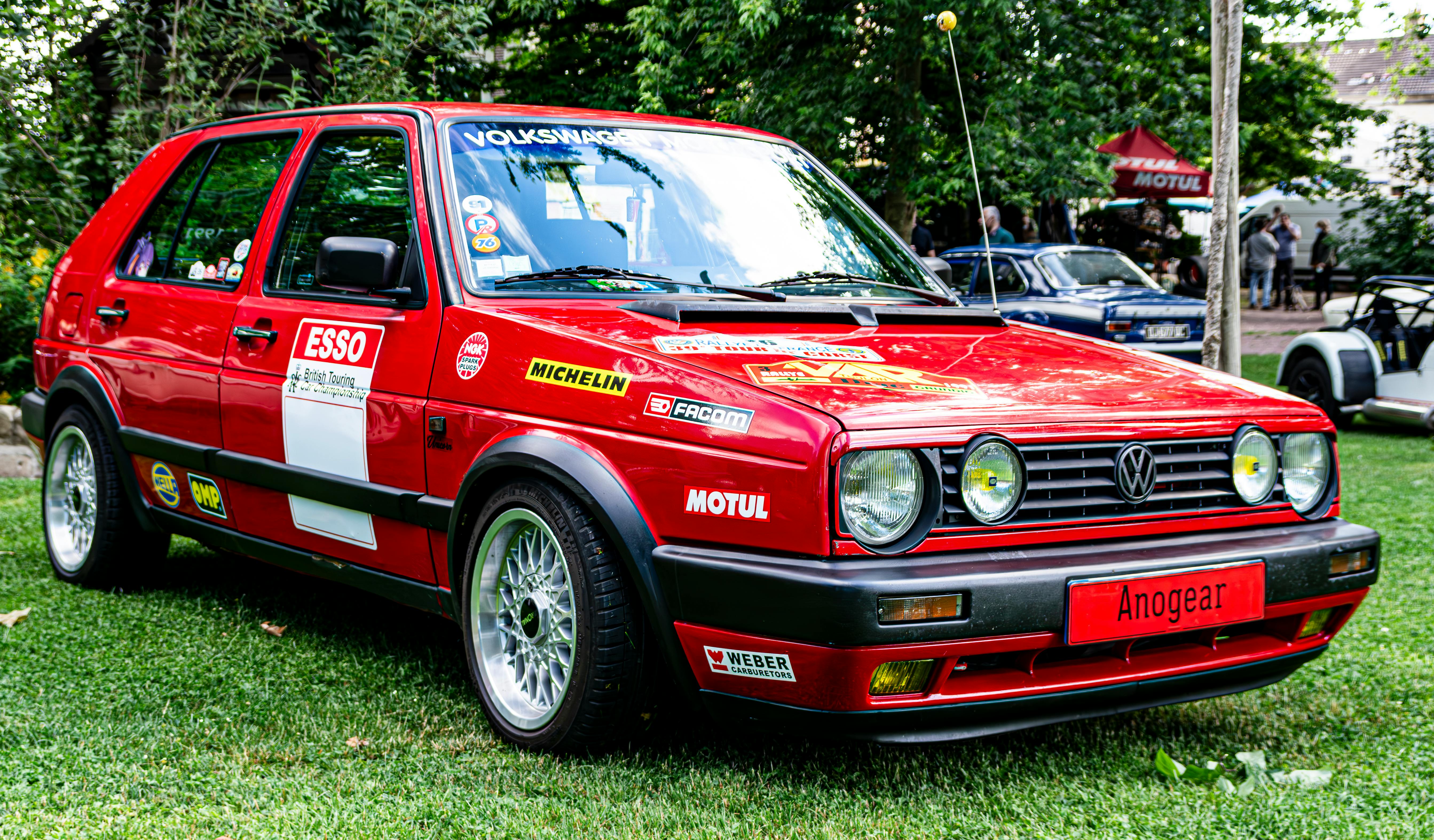 Rally Volkswagen golf Mk 2 · Free Stock Photo
