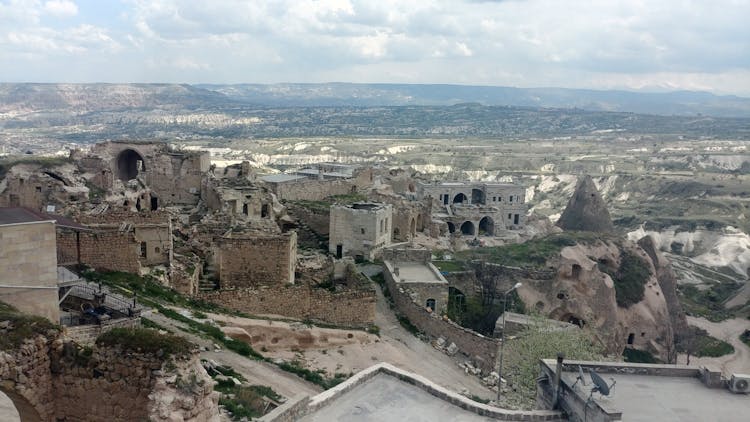 Uchisar Town In Cappadocia