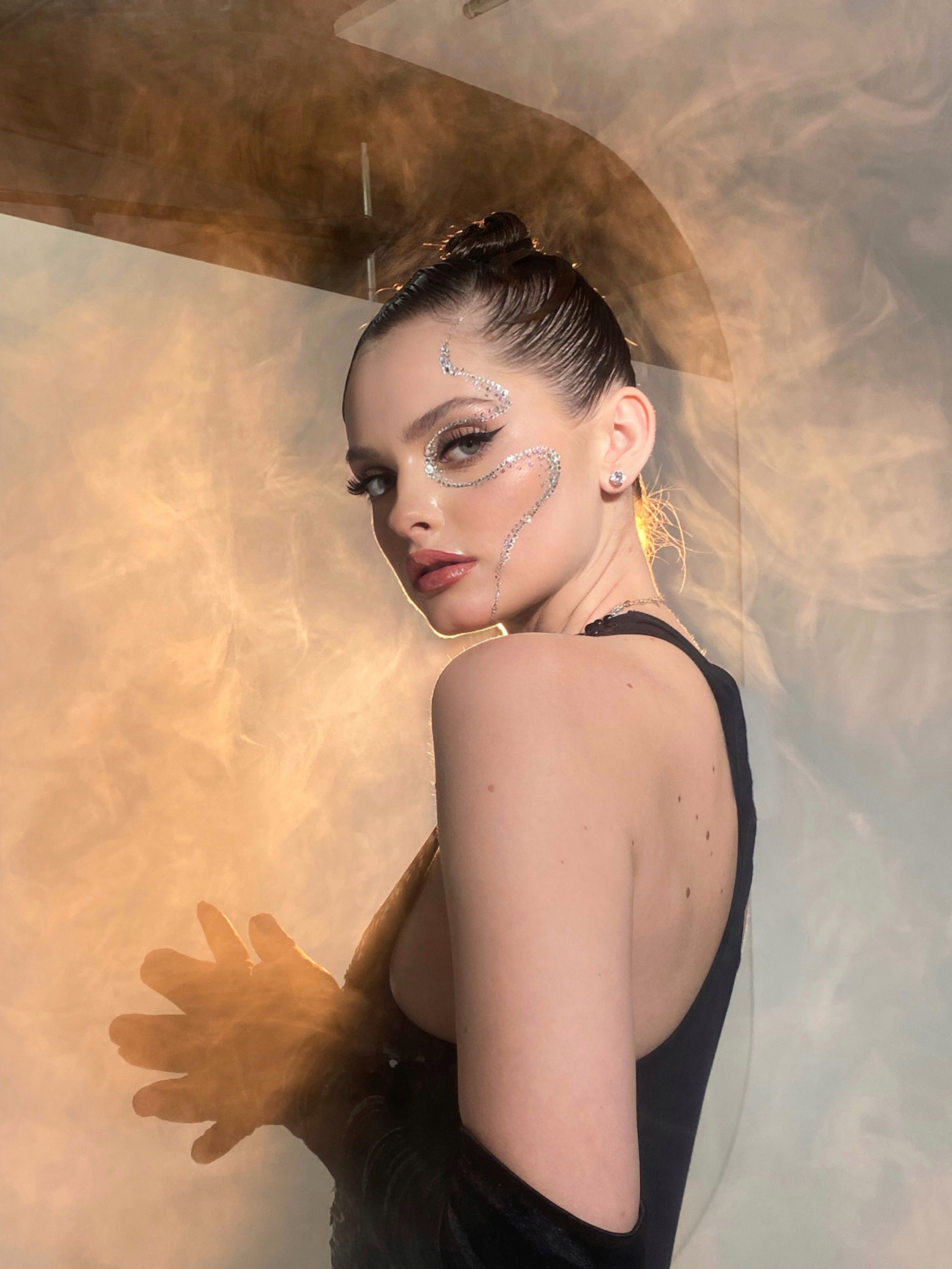 Woman Wearing Glamour Makeup  Free Stock Photo