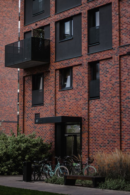 Entrance of Urban Residential Building