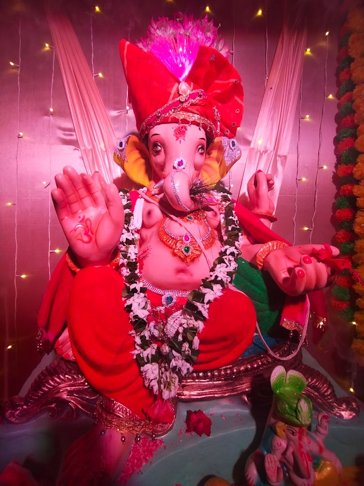 Colorful Figure Of Lord Ganesh 