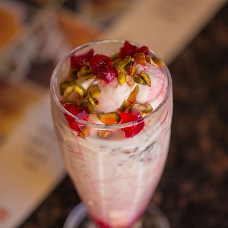 Rose Falooda Knafeh Parfait