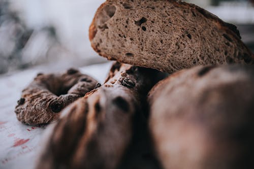 Free Different Types of Bread in Close-up View Stock Photo