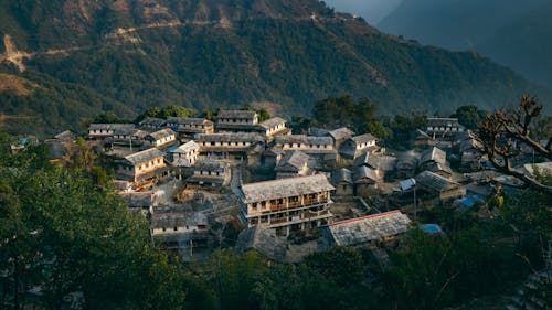 ghandruk, 尼泊爾, 山 的 免费素材图片